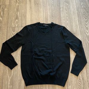 BRITCHES V Neck Long Sleeve Merino Sweater